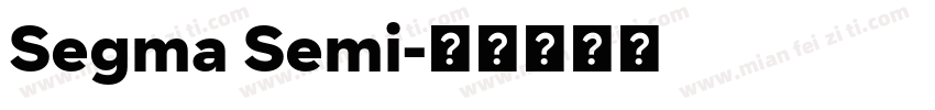 Segma Semi字体转换